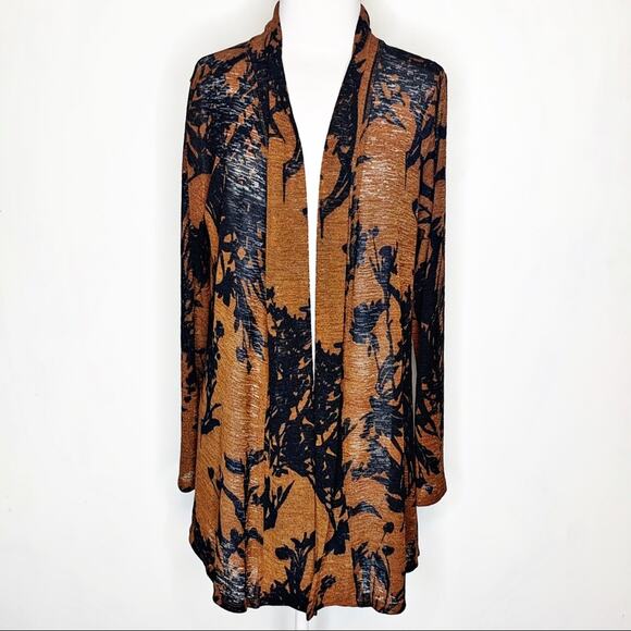 Soft Surroundings Mara floral topper cardigan Sz M - Picture 4 of 5